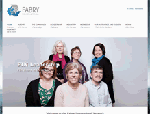 Tablet Screenshot of fabrynetwork.org